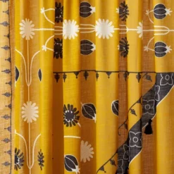 2pk Light Filtering Doorway Embroidery Window Curtain Panels Gold - Opalhouse™ Designed With Jungalow™ 6 2pk Light Filtering Doorway Embroidery Window Curtain Panels Gold - Opalhouse™ Designed With Jungalow™ -Home Furnishing Store GUEST b974e2ad 1d91 4b57 9717 c8ae19cff47e