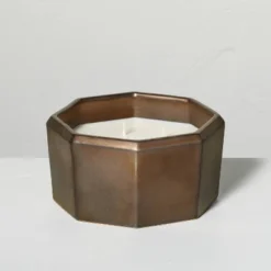 Octagonal Ceramic Cashmere & Suede Fall Jar Candle Metallic Bronze - Hearth & Hand™ With Magnolia 9 Octagonal Ceramic Cashmere & Suede Fall Jar Candle Metallic Bronze - Hearth & Hand™ With Magnolia -Home Furnishing Store GUEST bb6f1e7c 11d2 4ed8 a084 2f6573d24c6b 2