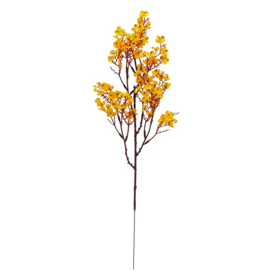 6 Pack Silk Artificial Baby's Breath Flowers With Stem, Babies Breath Faux Flower Bouquet, Fake Floral Arrangement For Table, 20 Inch, Orange 4 6 Pack Silk Artificial Baby's Breath Flowers With Stem, Babies Breath Faux Flower Bouquet, Fake Floral Arrangement For Table, 20 Inch, Orange - Image 4