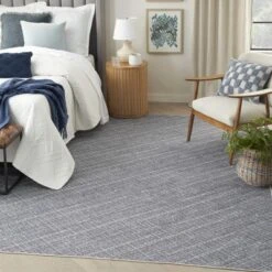 Nourison Washables Modern Flatweave Indoor Non-Skid Area Rug