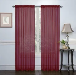 GoodGram 2 Piece Rod Pocket Elegant Sheer Voile Curtain Panels 20 GoodGram 2 Piece Rod Pocket Elegant Sheer Voile Curtain Panels -Home Furnishing Store GUEST bca6ccf6 ebc3 4d34 8a2d 7ffc9cd56aac