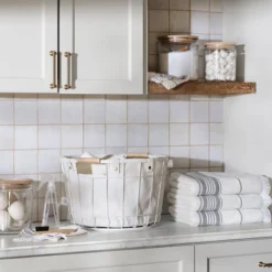 Wire & Fabric Laundry Hamper Sour Cream - Hearth & Hand™ With Magnolia -Home Furnishing Store GUEST bd1a9ff9 9efb 4e55 9efa 921125c2aa2d