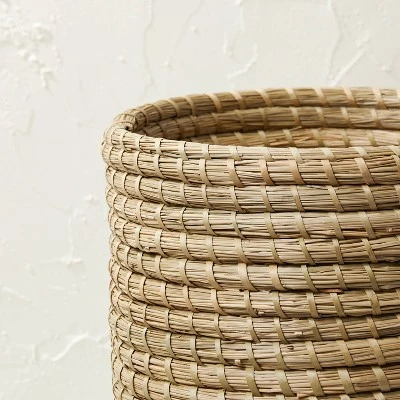 Seasgrass And Bamboo Woven Pedestal Vase - Opalhouse™ Designed With Jungalow™ 2 Seasgrass And Bamboo Woven Pedestal Vase - Opalhouse™ Designed With Jungalow™ - Image 2