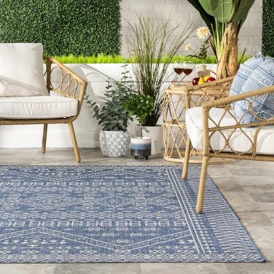 NuLOOM Kandace Bohemian Indoor And Outdoor Area Rug 7 NuLOOM Kandace Bohemian Indoor And Outdoor Area Rug - Image 7