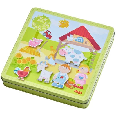 HABA Peter And Pauline's Farm Magnetic Game With 4 Background Scenes In Storage Tin 3 HABA Peter And Pauline's Farm Magnetic Game With 4 Background Scenes In Storage Tin - Image 3