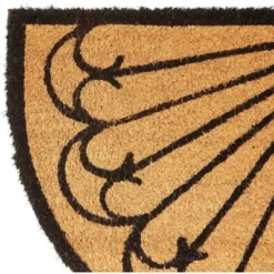 Juvale Half Round Coir Door Mat Welcome Doormat Indoor Outdoor Nonslip Front Rugs 17"x30" -Home Furnishing Store GUEST c2a46ee0 7aae 417f 8442 c0eae12070de