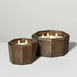 Octagonal Ceramic Cashmere & Suede Fall Jar Candle Metallic Bronze - Hearth & Hand™ With Magnolia 7 Octagonal Ceramic Cashmere & Suede Fall Jar Candle Metallic Bronze - Hearth & Hand™ With Magnolia -Home Furnishing Store GUEST c2d76d0f 821b 4b02 b2fe 1a79665ccca4 2