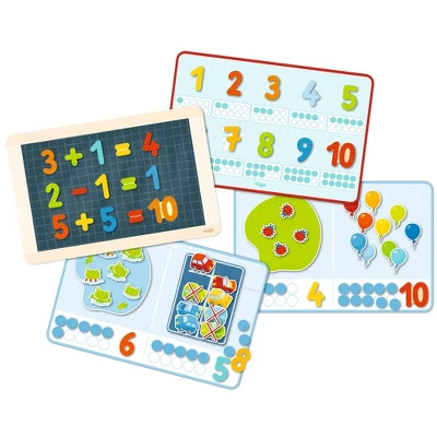 Haba Magnetic Game Box 1 2 3 Numbers & You - 158 Magnetic Pieces In Travel Cardboard Carrying Case 2 Haba Magnetic Game Box 1 2 3 Numbers & You - 158 Magnetic Pieces In Travel Cardboard Carrying Case - Image 2