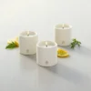 9oz Basil/Lemon/Thyme Speckled Ceramic Kitchen Candle Set - Hearth & Hand™ With Magnolia