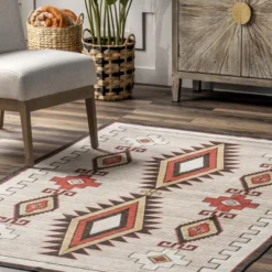NuLOOM Elora Southwestern Machine Washable Area Rug -Home Furnishing Store GUEST c707efd9 76a6 4780 a53b dbdfc709c03d