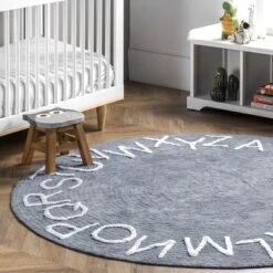 NuLOOM Kids Washable Round Alphabet Rug 16 NuLOOM Kids Washable Round Alphabet Rug -Home Furnishing Store GUEST c7437354 b27e 4e6e 8d61 d4d8741779b3