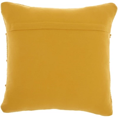 18"x18" Life Styles Chevron Loops Square Throw Pillow Yellow - Mina Victory 2 18"x18" Life Styles Chevron Loops Square Throw Pillow Yellow - Mina Victory - Image 2