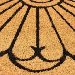 Juvale Half Round Coir Door Mat Welcome Doormat Indoor Outdoor Nonslip Front Rugs 17"x30" -Home Furnishing Store GUEST caef9e59 427f 4330 8f67 7618831d8000