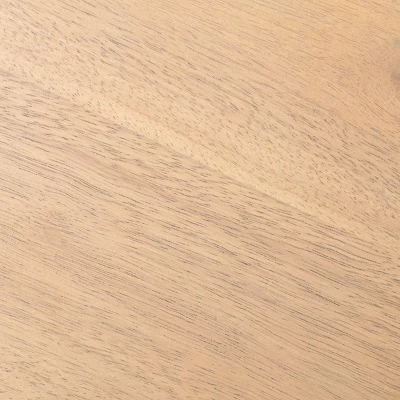 Upholstered Natural Wood Accent Bench Oatmeal - Hearth & Hand™ With Magnolia 5 Upholstered Natural Wood Accent Bench Oatmeal - Hearth & Hand™ With Magnolia - Image 5