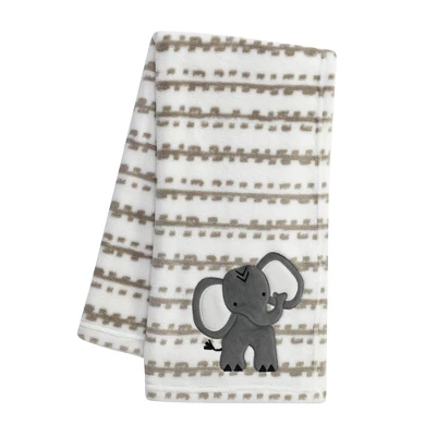 Lambs & Ivy Blanket & Plush Luxury Newborn Baby Gift Set - Gray Elephant 6 Lambs & Ivy Blanket & Plush Luxury Newborn Baby Gift Set - Gray Elephant - Image 6