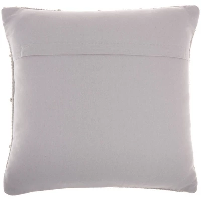 18"x18" Life Styles Chevron Loops Square Throw Pillow Light Gray - Mina Victory 3 18"x18" Life Styles Chevron Loops Square Throw Pillow Light Gray - Mina Victory - Image 3