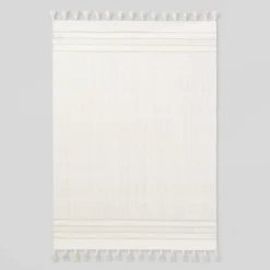 Texture Border Stripe Rug Cream/Silver Gray - Hearth & Hand™ With Magnolia -Home Furnishing Store GUEST cf0cedf2 0691 4a09 aff5 bb4da7ae4262