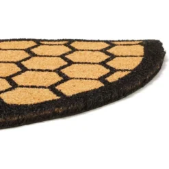 Juvale Honeycomb Half Circle Rug, Natural Coir Bee Welcome Mat, Nonslip For Indoor And Outdoor Entrance, 17 X 30 In -Home Furnishing Store GUEST d0c1d92c 4a87 49e8 9663 ed00d3f8b482