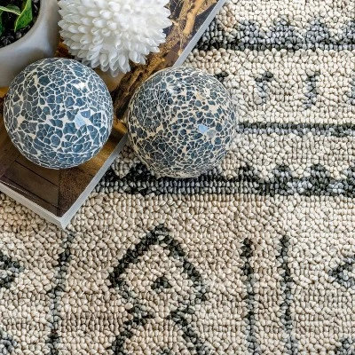 NuLOOM Akua Bands Tassel Area Rug 6 NuLOOM Akua Bands Tassel Area Rug - Image 6