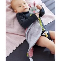 HABA Cuddly Bunny Hops Snuggly Lovey Baby Blankie -Home Furnishing Store GUEST d1af332b eabe 4650 bad2 832f22f71006
