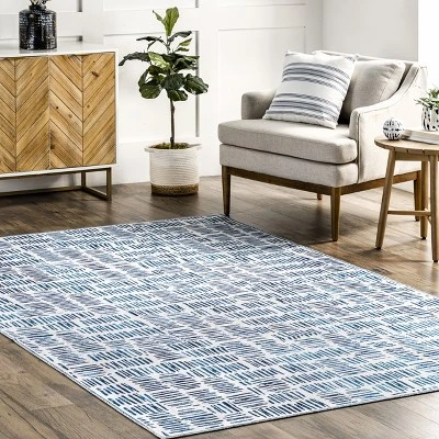 NuLOOM Mitzi Abstract Lines Machine Washable Area Rug 1 NuLOOM Mitzi Abstract Lines Machine Washable Area Rug