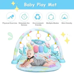 3 In 1 Baby And Toddler Learning Toys Fitness Music And Lights Fun Piano Activity Center Blue -Home Furnishing Store GUEST d2c581eb e396 433a b94a e2f9edc066d3