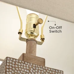 360 Lighting Caldwell Rustic Farmhouse Table Lamps 26 3/4" High Set Of 2 Earth Tone Hammered Oatmeal Fabric Rectangular Shade For Bedroom Living Room 10 360 Lighting Caldwell Rustic Farmhouse Table Lamps 26 3/4" High Set Of 2 Earth Tone Hammered Oatmeal Fabric Rectangular Shade For Bedroom Living Room -Home Furnishing Store GUEST d350a205 05fc 420e b13b 0eaeb50eb85f