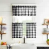 Farmhouse Living Buffalo Check Window Valance - 60" X 15" - Elrene Home Fashions
