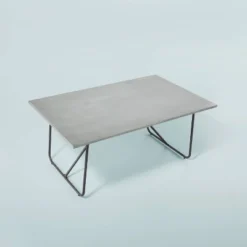 Rectangular Faux Concrete & Metal Outdoor Dining Table - Dark Gray - Hearth & Hand™ With Magnolia -Home Furnishing Store GUEST d58ceb47 cb20 4340 b37e 4da8a1f0e66e