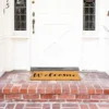 Juvale Coco Coir Welcome Front Door Mat For Outside Entryway, Nonslip Indoor Outdoor Doormat Rug, 17 X 30 In