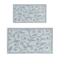 Sussexhome Non Skid Washable Kitchen Runner Rugs Set Of 2 - Multipurpose Low Pile Area Rugs For Laundry Room, Entryway, Bathroom - Set Of 44 X 24 And 31.5 X 20 Inches Floor Mats -Home Furnishing Store GUEST db90ba5f 99f9 4a6d 8ca3 81f6d7d69e35