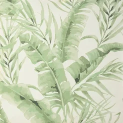 18"x18" Reversible Indoor/Outdoor Banana Leaf And Chevron Print Square Throw Pillow - Mina Victory -Home Furnishing Store GUEST dc9ce684 9aa4 44cb 9e0f 2428bd59d19f