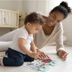 The Peanutshell Soft Cloth Busy Book, Interactive Learning Activity Book For Toddlers