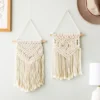Okuna Outpost 2 Pack Boho Themed Woven Macrame Wall Art, Handing Décor For Home Or Nursery, 15 X 10 In
