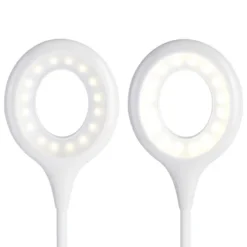 Insten LED Desk Lamp, Bright Table Lamp, Clip-On, Rechargeable, Flex Neck, Touch Control, 3 Brightness Levels, 240 Lumens, White -Home Furnishing Store GUEST e2d54187 2bd1 47d5 b7c8 90dd40b8cbea