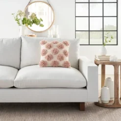 18"x18" Life Styles Tufted Pom Poms Square Throw Pillow - Mina Victory 12 18"x18" Life Styles Tufted Pom Poms Square Throw Pillow - Mina Victory -Home Furnishing Store GUEST e419db7c 82d1 4df9 b73b 8958ff6e0e58