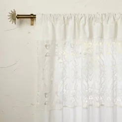 1pc Sheer Banded Geo Macrame Window Curtain Panel White - Opalhouse™ Designed With Jungalow™ 7 1pc Sheer Banded Geo Macrame Window Curtain Panel White - Opalhouse™ Designed With Jungalow™ -Home Furnishing Store GUEST e45ca8b5 c8fb 4bcd 9418 e1344d66992c