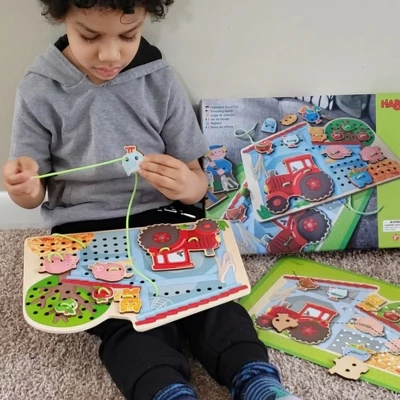 HABA The Farm Threading Game 7 HABA The Farm Threading Game - Image 7