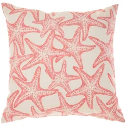 18"x18" Reversible Indoor/Outdoor Starfish And Wave Square Throw Pillow - Mina Victory 14 18"x18" Reversible Indoor/Outdoor Starfish And Wave Square Throw Pillow - Mina Victory -Home Furnishing Store GUEST e870b013 5bab 466d 87f1 8043e671cbf2