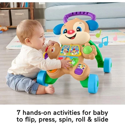 Fisher Price - Laugh, Learn, Grow & Play Baby Walker And Musical Learning Toy With Smart Stages Educational Content, Learn With Puppy 4 Fisher Price - Laugh, Learn, Grow & Play Baby Walker And Musical Learning Toy With Smart Stages Educational Content, Learn With Puppy - Image 4