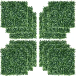 Yaheetech 20" X 20" Artificial Boxwood Hedge Panel Plastic Greenery Indoor & Outdoor -Home Furnishing Store GUEST ed95a1f4 e529 4e5f acf1 3dfaa566b0b5