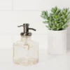 Short Antique Glass Soap Pump Brown - Threshold™