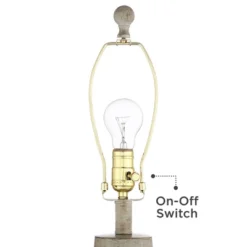 Regency Hill Glenn Rustic Country Cottage Table Lamps 27" Tall Set Of 2 Brushed Gray Terra Cotta Beige Fabric Shade For Bedroom Living Room Nightstand 10 Regency Hill Glenn Rustic Country Cottage Table Lamps 27" Tall Set Of 2 Brushed Gray Terra Cotta Beige Fabric Shade For Bedroom Living Room Nightstand -Home Furnishing Store GUEST ee875b24 79f9 46de 976e 21c7d0900de0