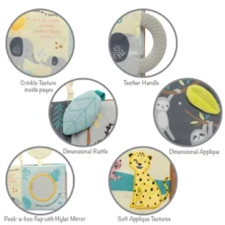 Lambs & Ivy Jungle Friends Developmental Soft Book & Elephant Plush Toy Gift Set 13 Lambs & Ivy Jungle Friends Developmental Soft Book & Elephant Plush Toy Gift Set -Home Furnishing Store GUEST ef266b59 8ae9 4a0a a20b 2d76fe29d80f