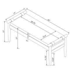Upholstered Natural Wood Accent Bench Oatmeal - Hearth & Hand™ With Magnolia 11 Upholstered Natural Wood Accent Bench Oatmeal - Hearth & Hand™ With Magnolia -Home Furnishing Store GUEST ef9437ac 18a2 4047 8ac0 d097d78327a9