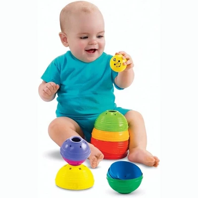 Fisher Price - Smart Stages Brilliant Motor Skill Basics - Stack Em' & Turn Em' Into Cups / Rolling Balls 2 Fisher Price - Smart Stages Brilliant Motor Skill Basics - Stack Em' & Turn Em' Into Cups / Rolling Balls - Image 2