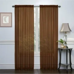 Kate Aurora Basic 2 Pack Sheer Voile Home Window Curtains -Home Furnishing Store GUEST f04dca48 db4d 4f80 b998 726d578c1ac9