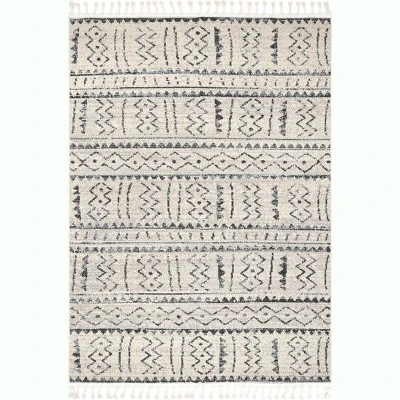 NuLOOM Akua Bands Tassel Area Rug 7 NuLOOM Akua Bands Tassel Area Rug - Image 7