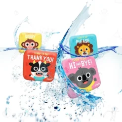 Merka Baby Bath Books For Toddlers - 4 Floatable Waterproof Plastic Books (Thank You, Sorry, Hi Bye, Please) 9 Merka Baby Bath Books For Toddlers - 4 Floatable Waterproof Plastic Books (Thank You, Sorry, Hi Bye, Please) -Home Furnishing Store GUEST f139061b 0012 4588 87b3 93ea2a514365