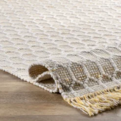 NuLOOM Wylie Honeycomb Wool Fringe Rug -Home Furnishing Store GUEST f1839eb4 60eb 4d63 a7cc 0bc338d70488
